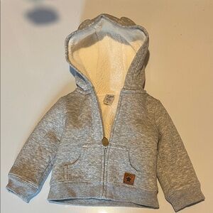 Carter's Soft Gray Kids Hoodie